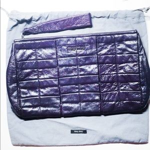 Miu Miu leather clutch 🤩authentic🤩